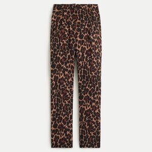 J. Crew Leopard Print High Waisted Trouser